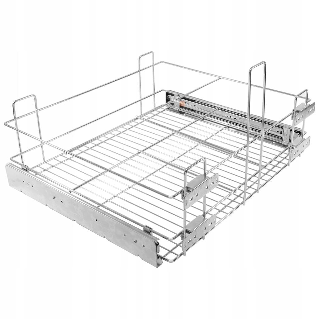 Kosz na śmieci wysuwany do szafki 60 cm z cichym domykiem