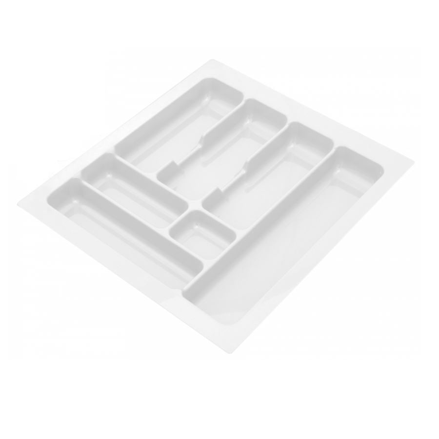 Wkład do szuflady na sztućce biały - szerokość szafki od 30 do 100 cm