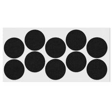 Okrągłe podkładki filcowe do mebli samoprzylepne o średnicy 45mm - Czarne