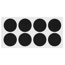 Okrągłe podkładki filcowe do mebli samoprzylepne o średnicy 50mm - Czarne