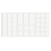 Podkładki filcowe do mebli samoprzylepne - różne rozmiary - Białe