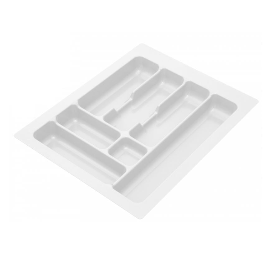 Wkład do szuflady na sztućce biały - szerokość szafki od 30 do 100 cm