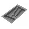 Wkład do szuflady na sztućce metalik - szerokość szafki od 30 do 90 cm