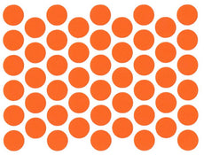 Zaślepki do mebli samoprzylepne - Pomarańczowy 14mm