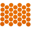 Zaślepki do mebli samoprzylepne - Pomarańczowy 18mm